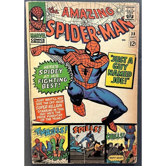 Marvel Comics Group Other - Marvel The Amazing Spider-Man 38 July 1966 Steve Ditko Stan Lee Silver Age Comic